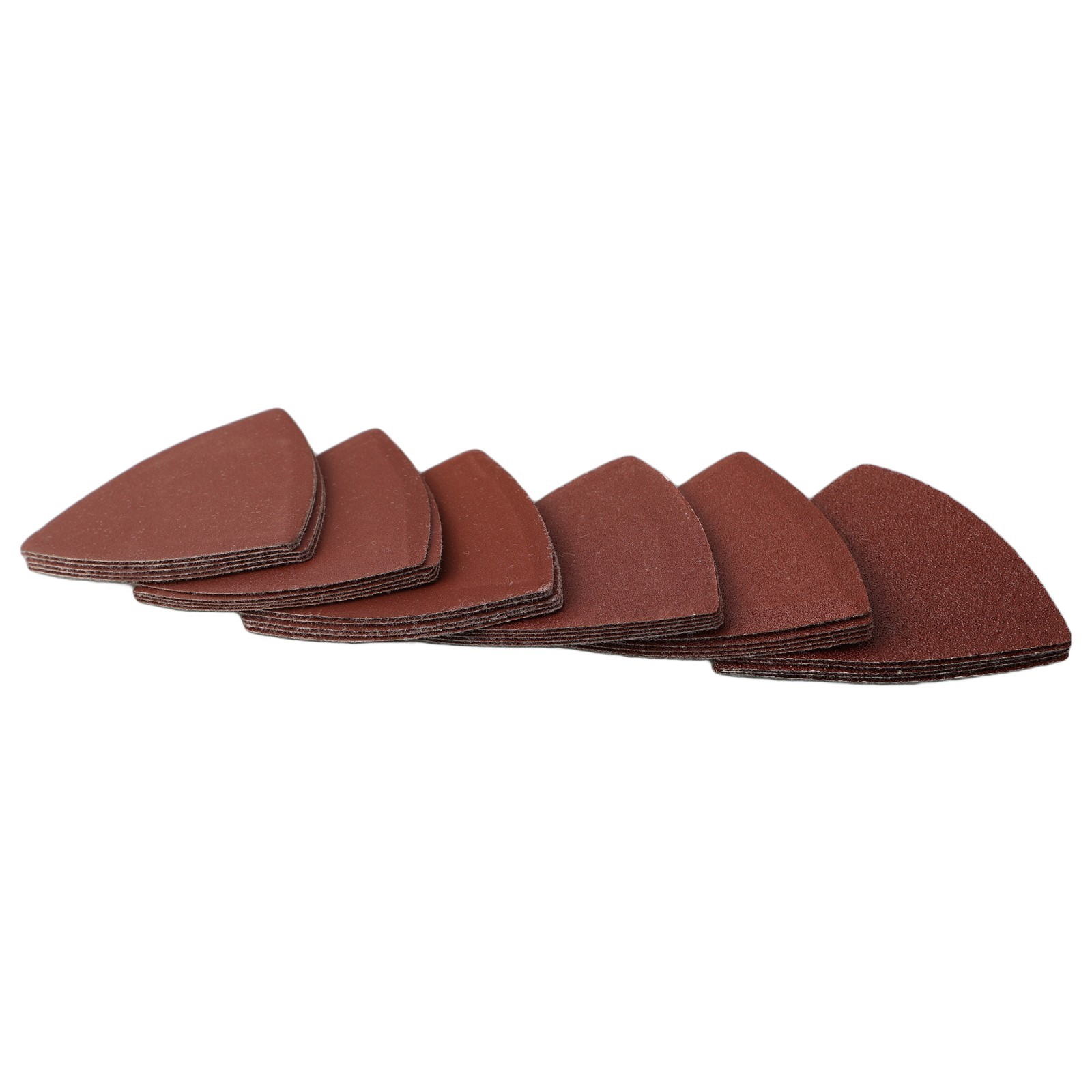 30pcs Abrasive Tool Triangle Sandpaper Sanding Disc 120 180 3-1/8 Inch