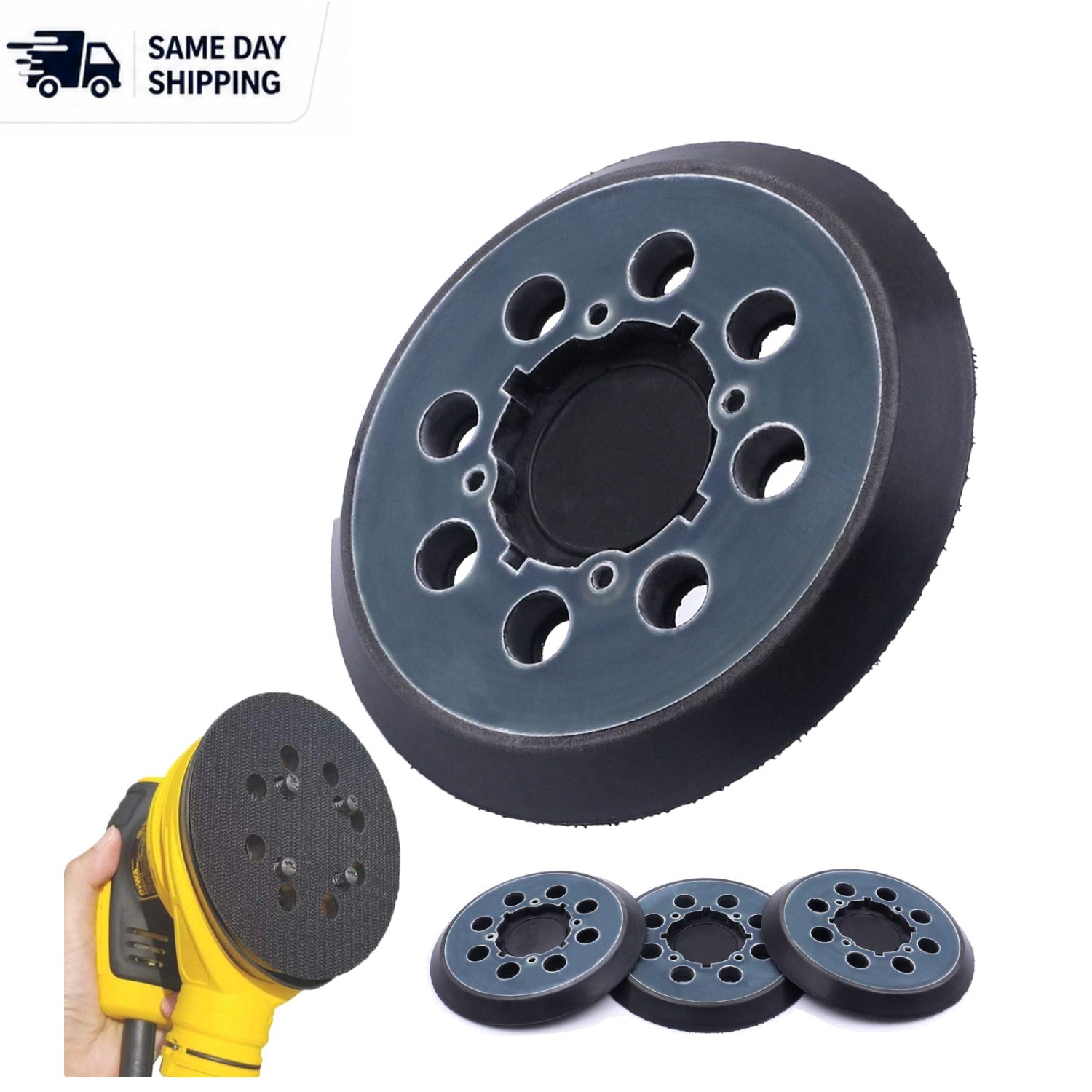 Fine Grit Sanding Pads for DeWalt, 5-Inch, 4 Pack – Easy Fit & Reduced Vibration