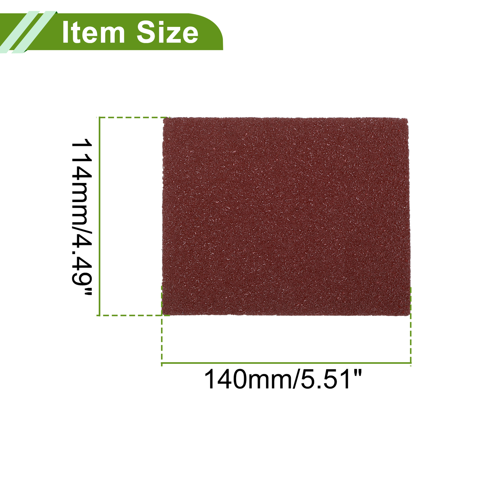 Universal 4.49Inch x 5.51Inch 40 Grit Sanding Discs Aluminum Oxide 50 Pcs