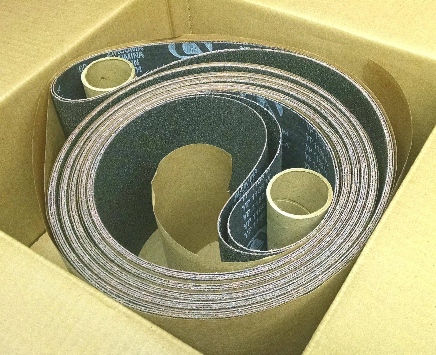 4 Sanding Belts 6″ x 250 Long x 220 Grit Belt Sander grinder Extra Length A/O