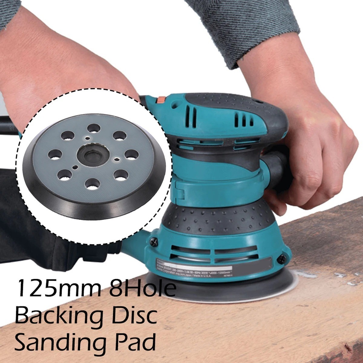 5 inch Orbital Sander Replacement Pad Hook Loop for Dewalt, Makita, Porter Cable