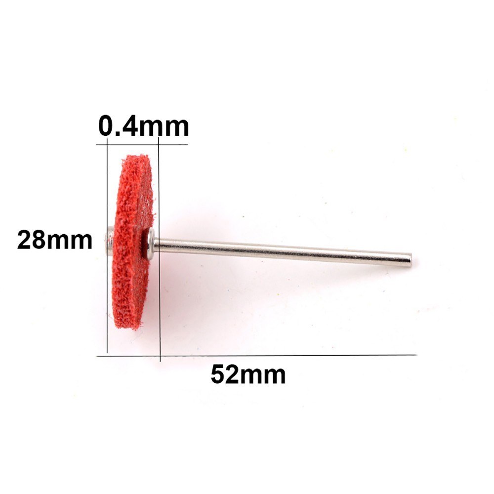 28mm Nylon Fiber Polishing Wheel Abrasive Disc Pads For Rotary Tool 150-600 Grit