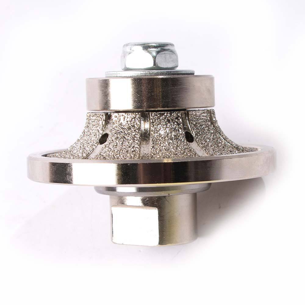 GraniteTool 1/2″ Radius Diamond Profile Wheel Vaccuum Brazed BullnoseRound 12RPW