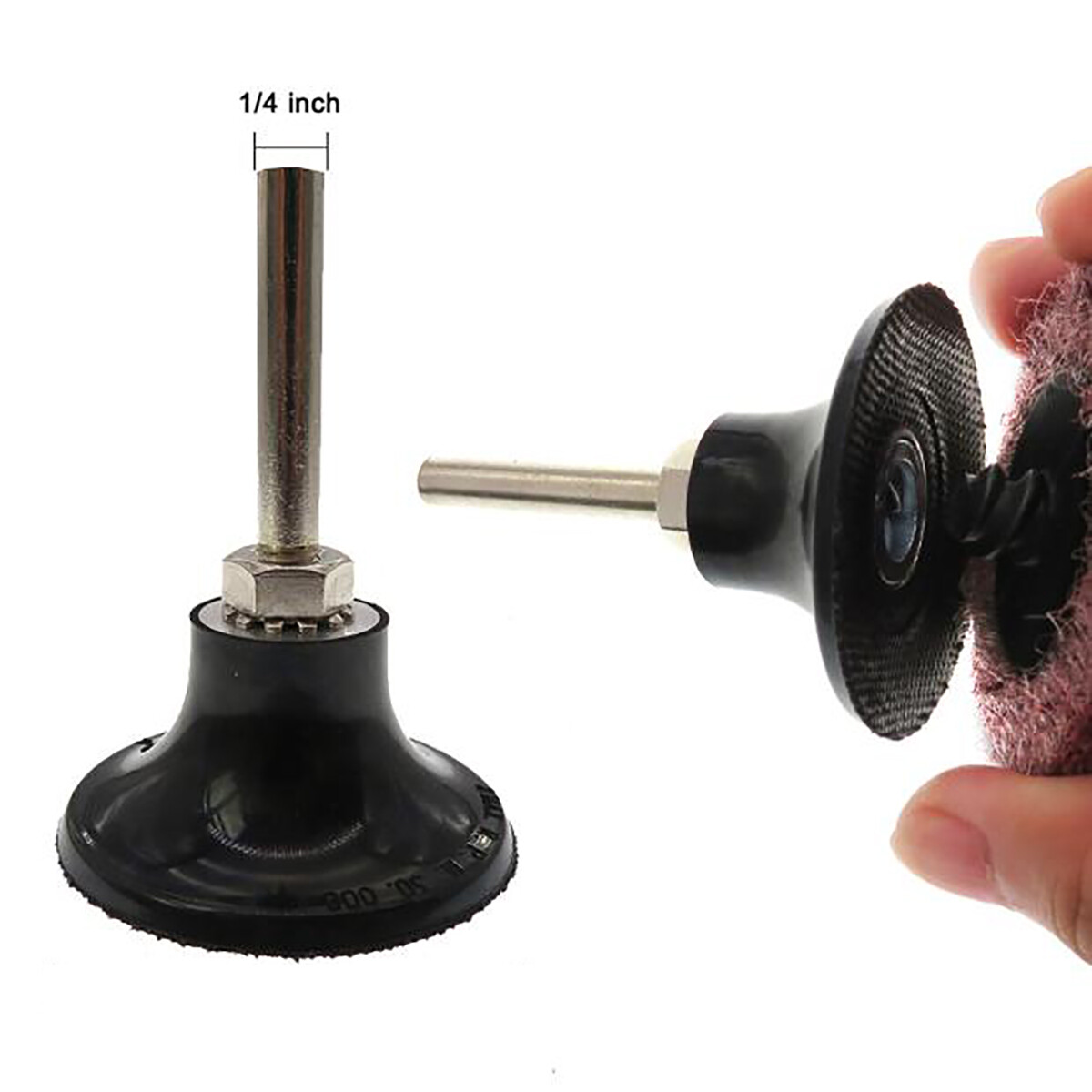 75mm 3″ Type R Roll Lock Quick Change Discs Die Grinder Sanding Pads 150 240 400