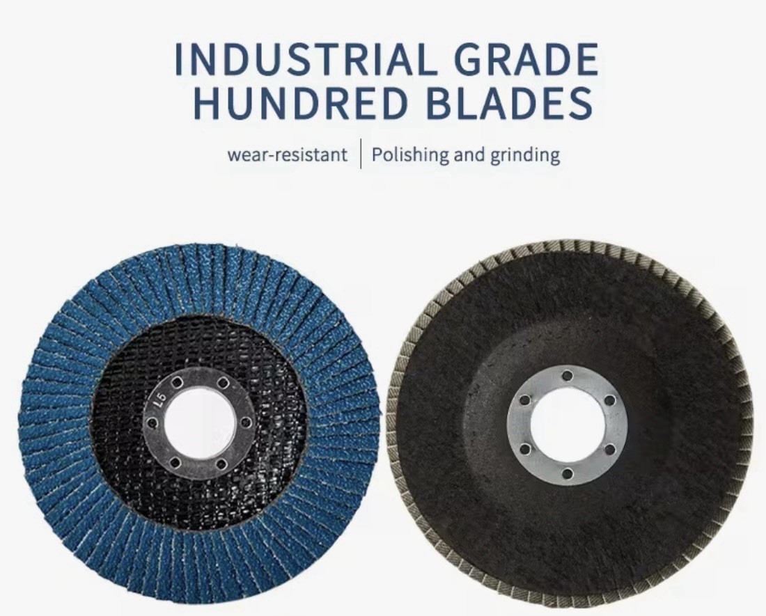 4-1/2″ Zirconia Flap Disc – 7/8” Arbor Hole – Angle Grinder 40/60/80/120 Grits