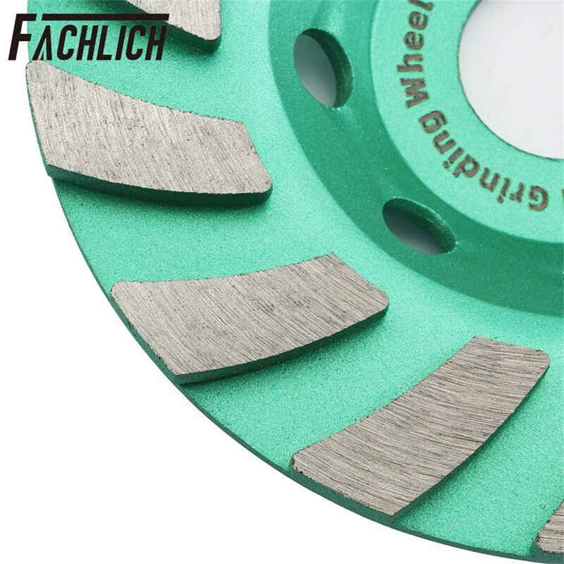 Diamond Turbo Row Grinding Cup Wheel 4″/4.5″/5″ Concrete Granite Sanding Disc