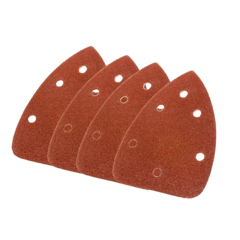 WEN Palm Sander Sandpaper Detail Sanding Sheets 12-Pack, Assorted Grits