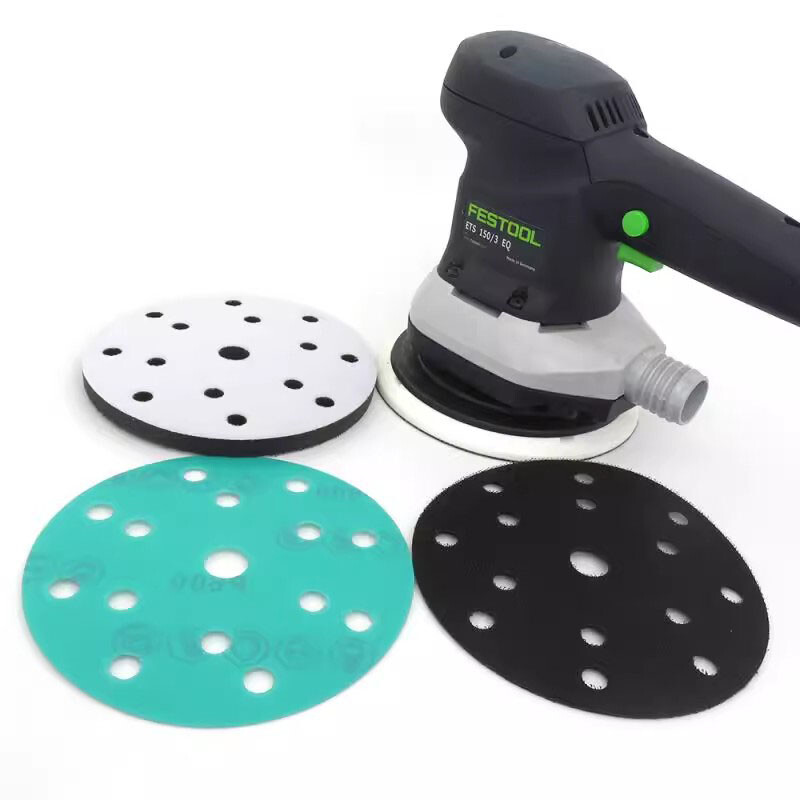 6 Inch 150mm 15 Hole Wet and Dry Sanding Discs Sandpaper Film Pads Grit 60-2000