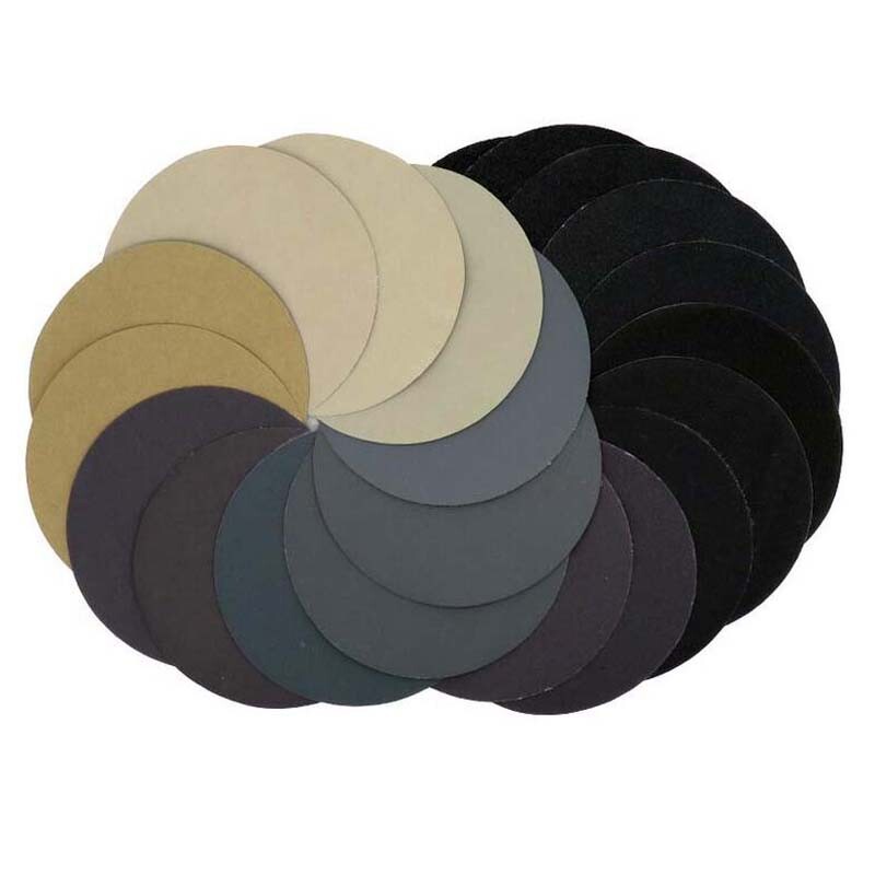 7″ 180mm Wet & Dry Round Sanding Discs Hook and Loop Sandpaper Grit P60 – P10000