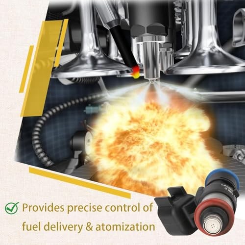 0280158191 OE Performance Fuel Injectors,Compatible with/Ford 3.5L F150