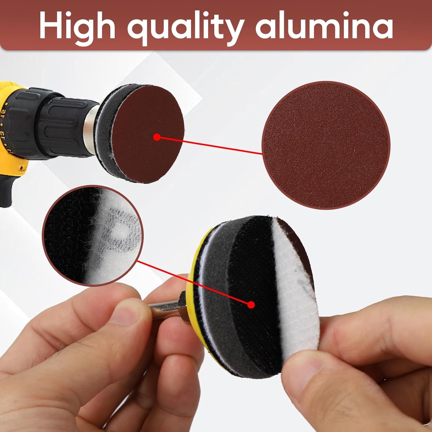312X Sanding Discs, 50mm Hook Grit 80/120/240/320/400/600/800/1000/2000/3000*