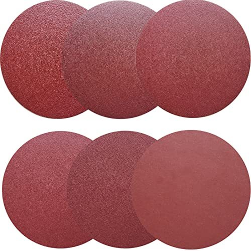 Sackorange 18 PCS 10″ PSA Sanding Discs Set – 80, 100, 120, 180, 240 400 Grit