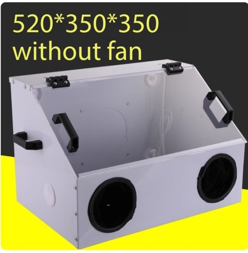 Compact Water Curtain Spray Booth with Negative Pressure Exhaust Fan ForHome Use