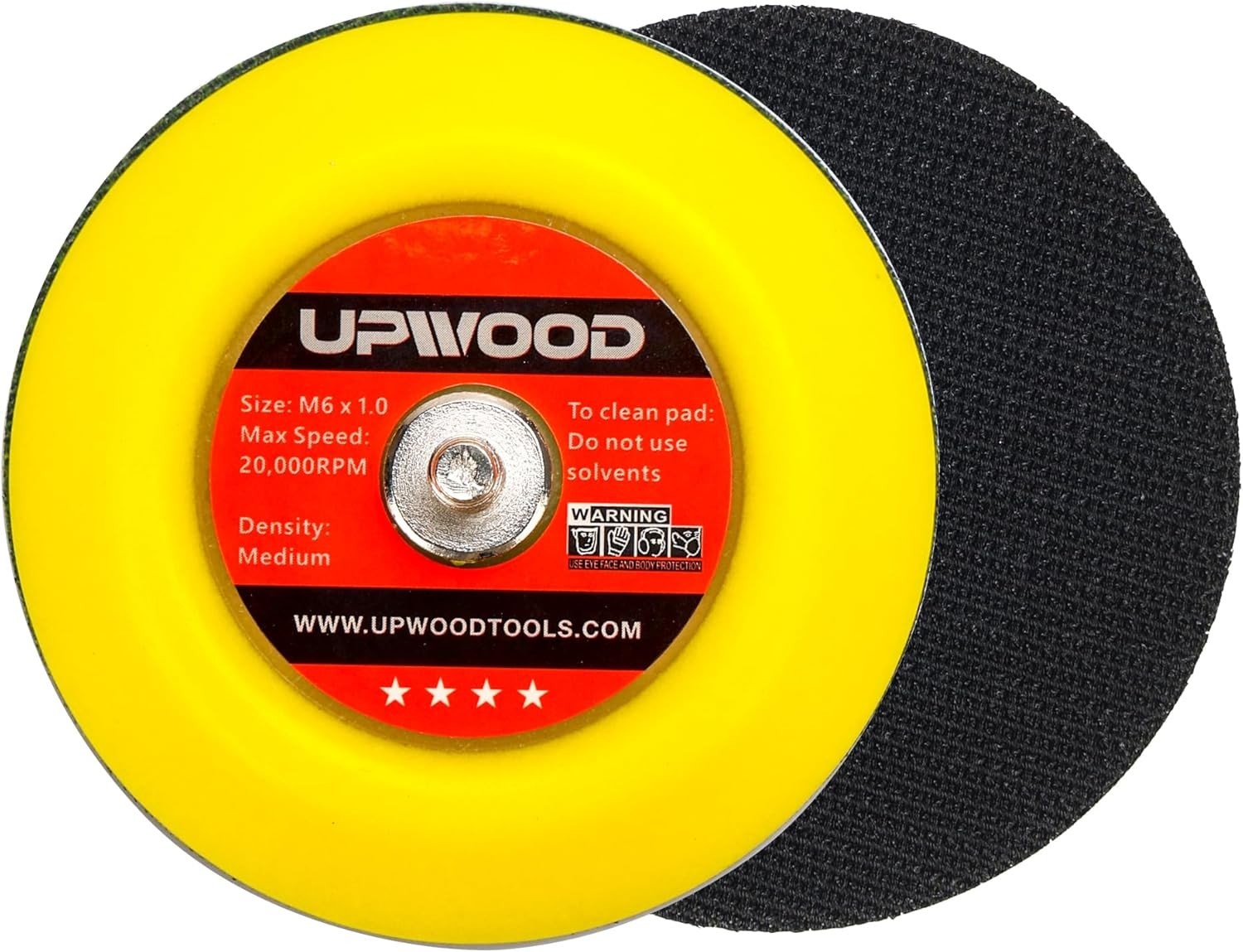 8 pcs 3 inch M6 Thread Hook and Loop Backing Pads for Mini Air Sander Polisher