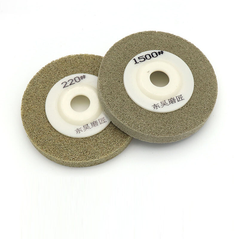 4″ Nylon Resin Polishing Pads Dry Grinder Disc 60~1500 Grit For Marble Granite