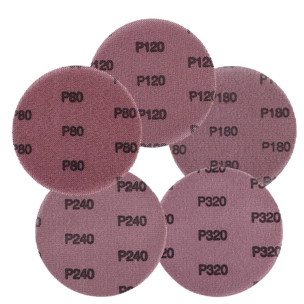 WORKPRO 20PC 5″ Mesh Hook and Loop Sanding Disc for Dust-Free Sanding 80-320Grit