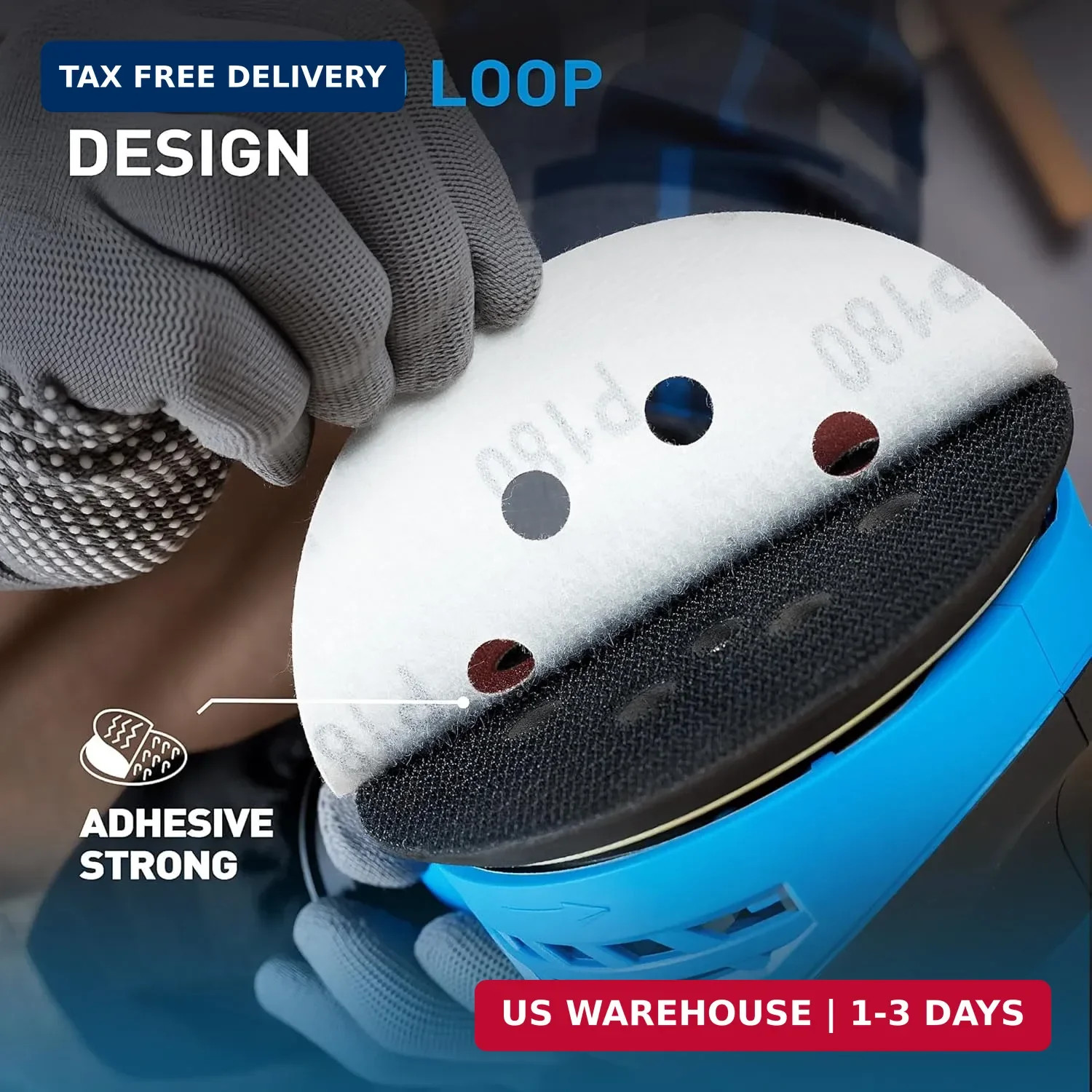 Premium 5 Inch Sanding Discs – 72 PCS with Hook and Loop for Orbital Sanders
