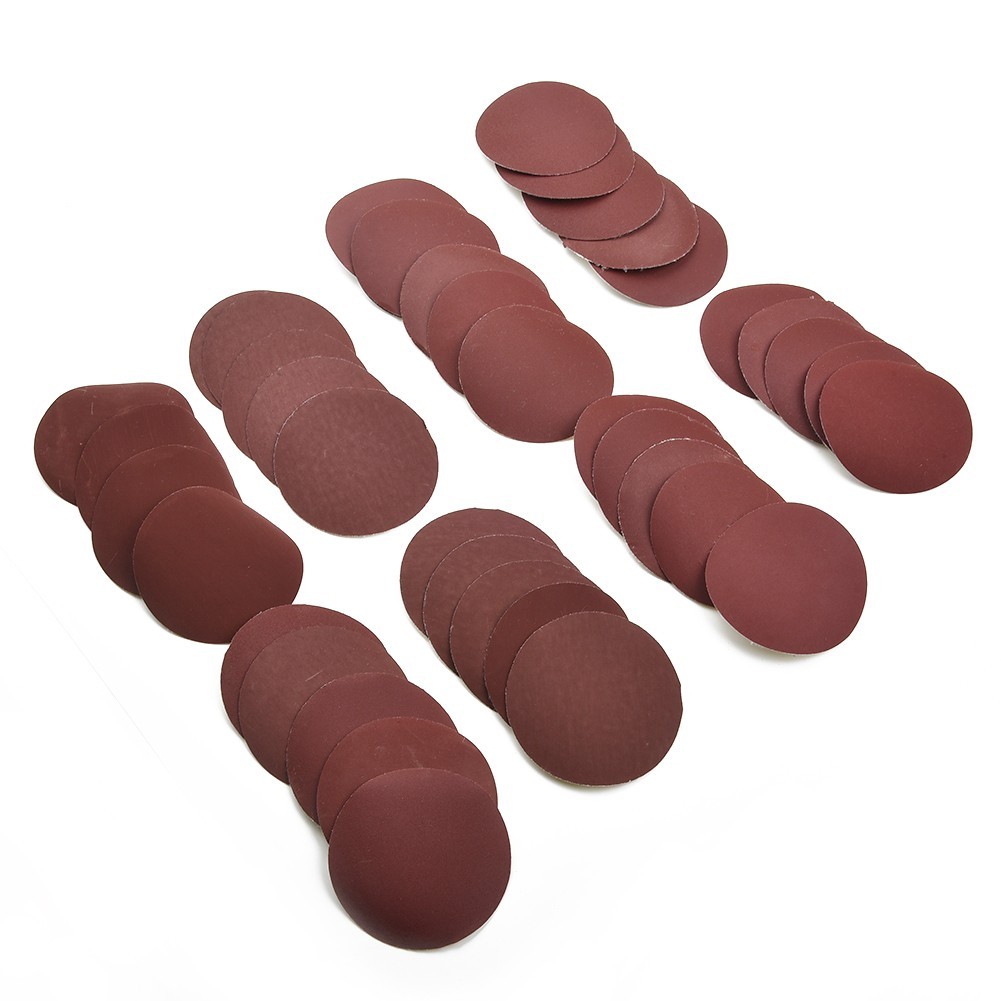 40pcs/Set Sandpapers 320/400/600 /800/1000/1200/1500/2000Grit 75mm-80mm Kit