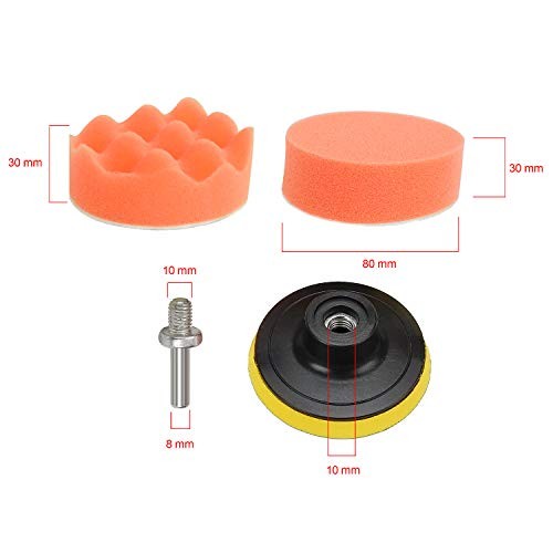 Buffing Pads, Polishing Pad Kit, Buffer for Car Detailing, Polishing 22 Pieces