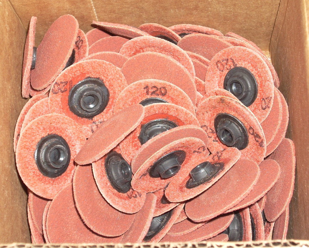 Merit Powerlock Quick Change Sanding Discs 1 1/2 in Dia 120 Grit – 100pk