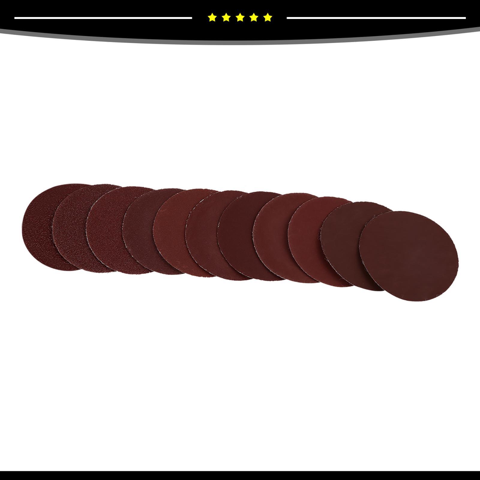 Universal Piece of 200 2 Inch Hook and Loop Sanding Discs Pads 60 80 120 180 240