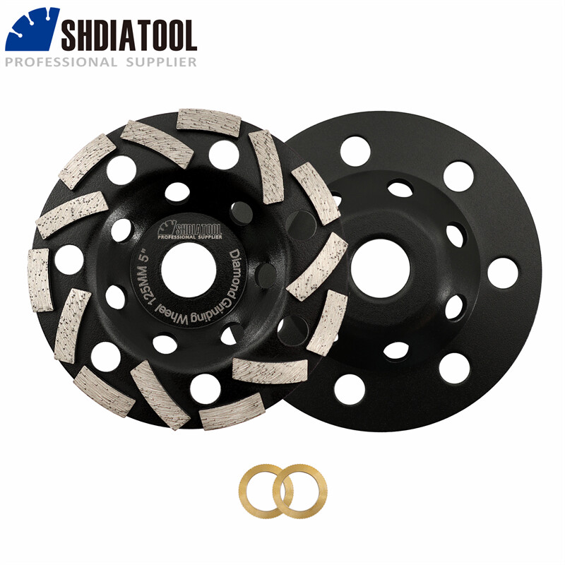 SHDIATOOL 4.5″/5″ Diamond Grinding Wheel For Grinding Concrete Granite Stone