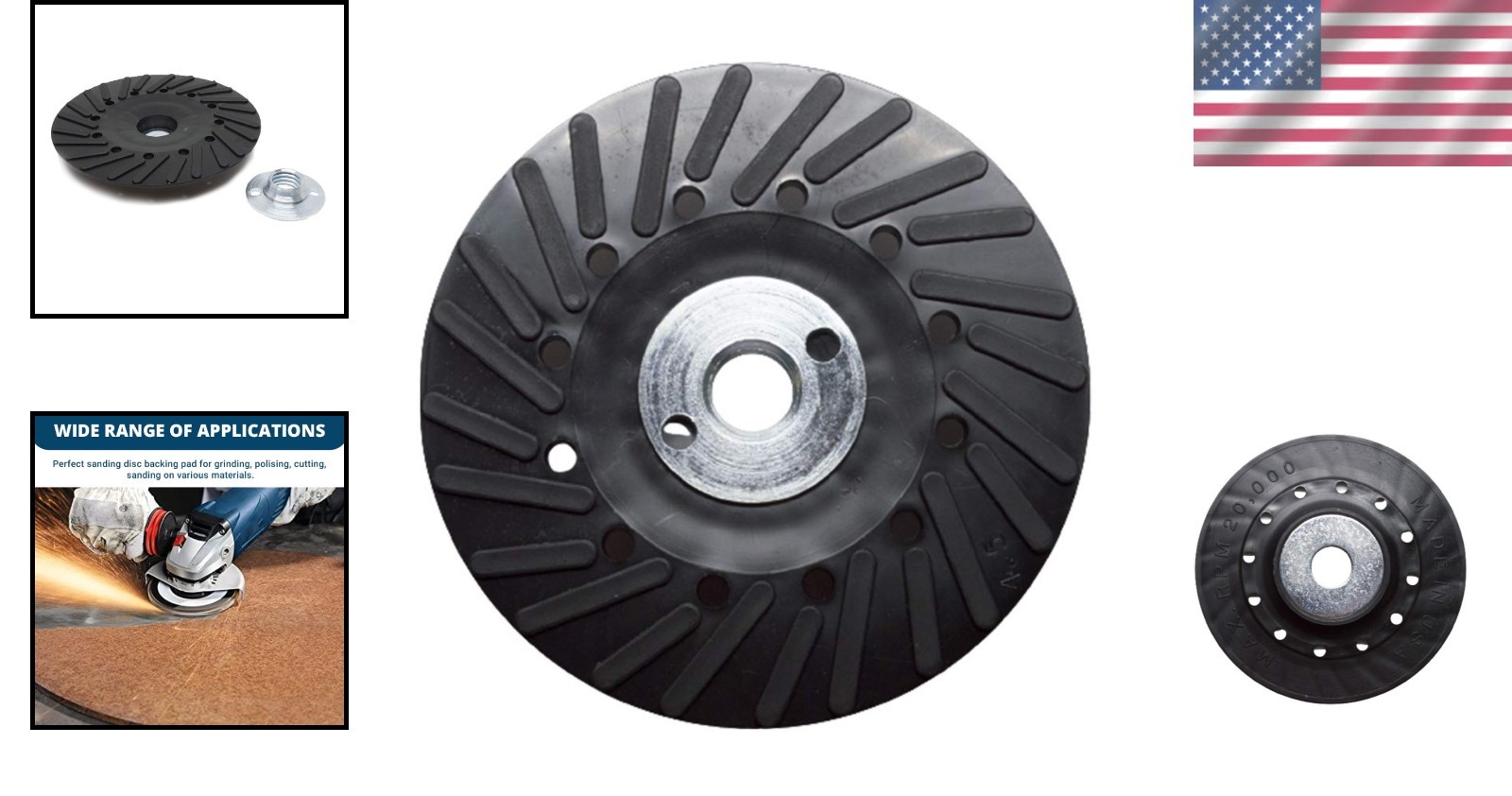 4.5 Inch Resin Fiber Disc for Grinding & Polishing – Cooling Technology