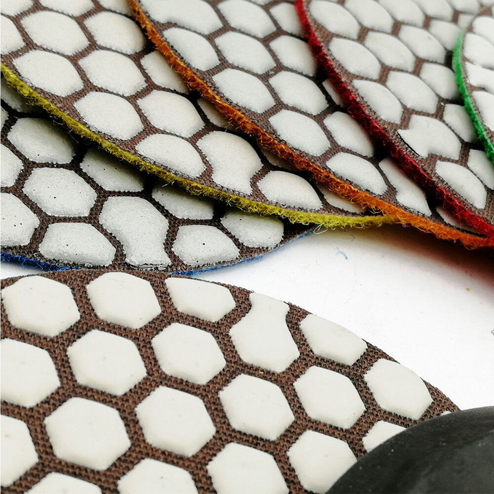 4Inch Diamond Polishing Pads Granite Marble Sanding Discs 5/8-11 backer