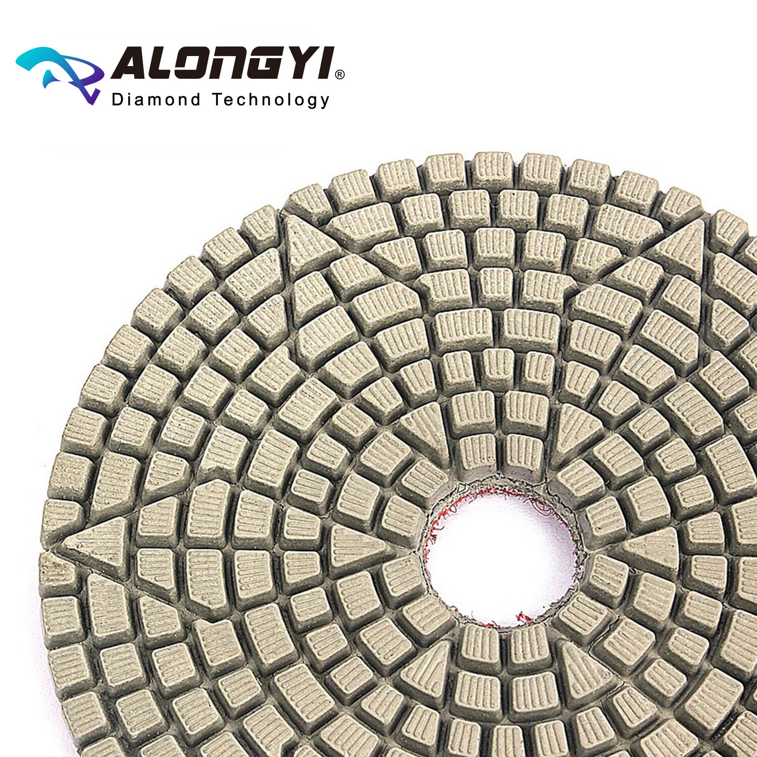 100mm 3pcs 3 Step Diamond Polishing Pads 4 Inch Granite Marble Tile Grinding