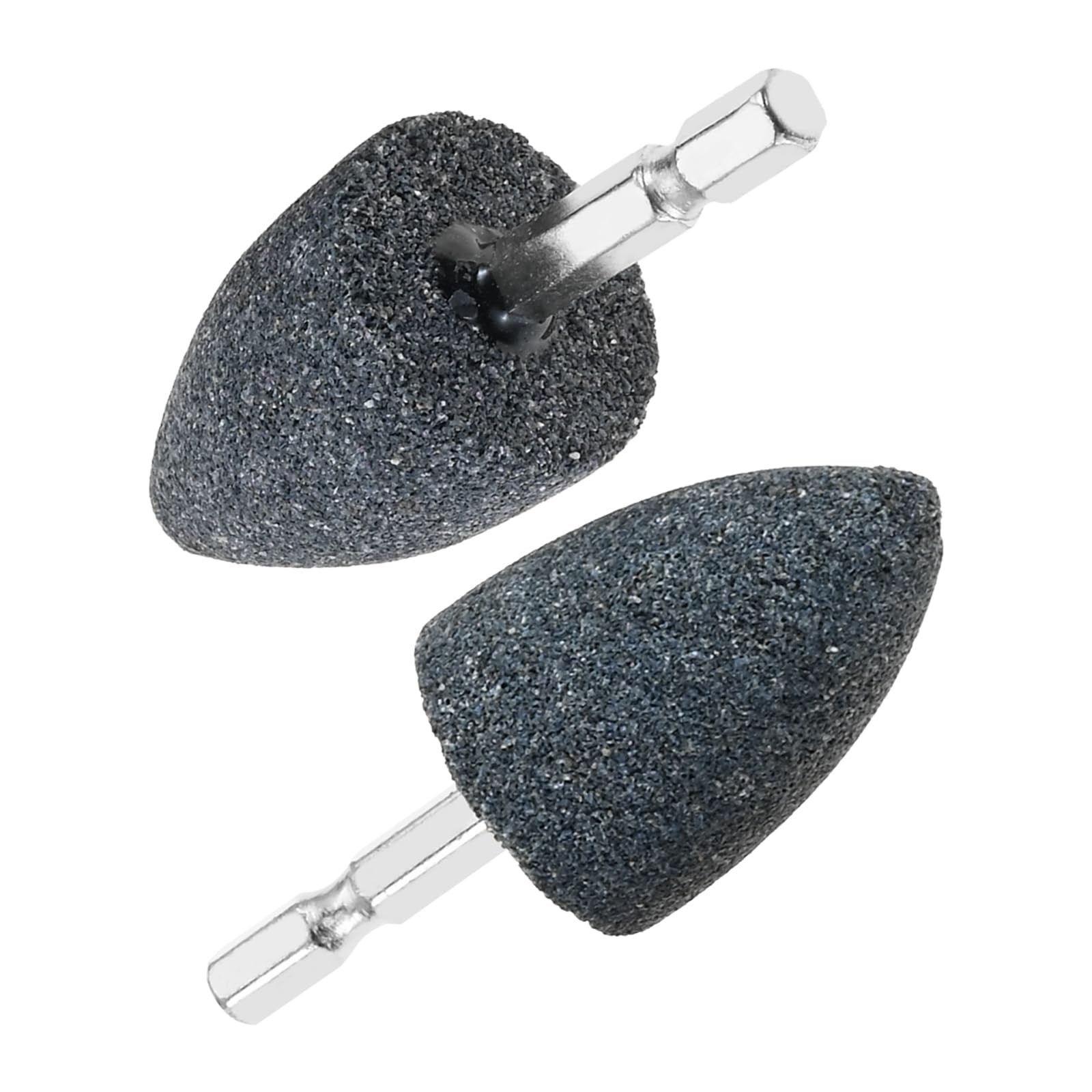 10Pcs 30mm Cone Grinding Stones – Aluminum Oxide Polishing Bits for Rotary Tools