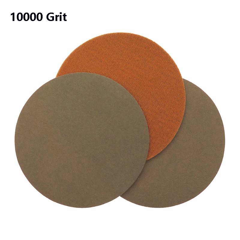 3″ 75mm Sanding Pads Discs Wet Dry Sander Hook Loop Sandpaper 400 – 10000 Grit