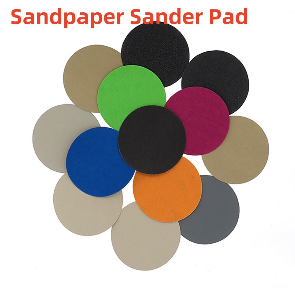 100mm 4″Wet Dry Sandpaper Sander Pad Hook & Loop Sanding Discs 60-10000 Grit