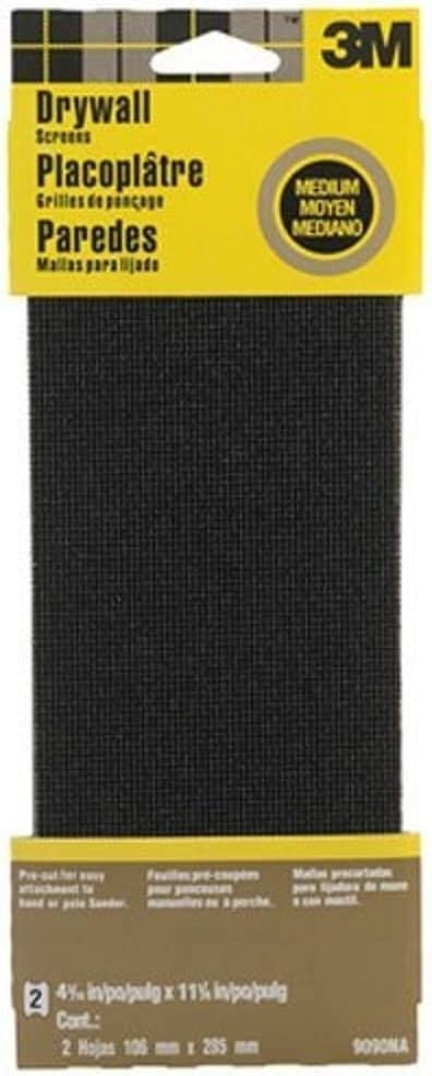 3M 100 Grit Medium Silicon Carbide Drywall Sanding Screen 2 11-1/4in x 4-3/16in
