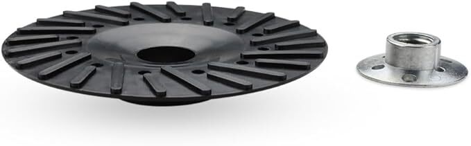 1 Pack – 5″ x 5/8″-11 Resin Fiber Disc Backing Pad w/ Lock Nut for Angle Grinder