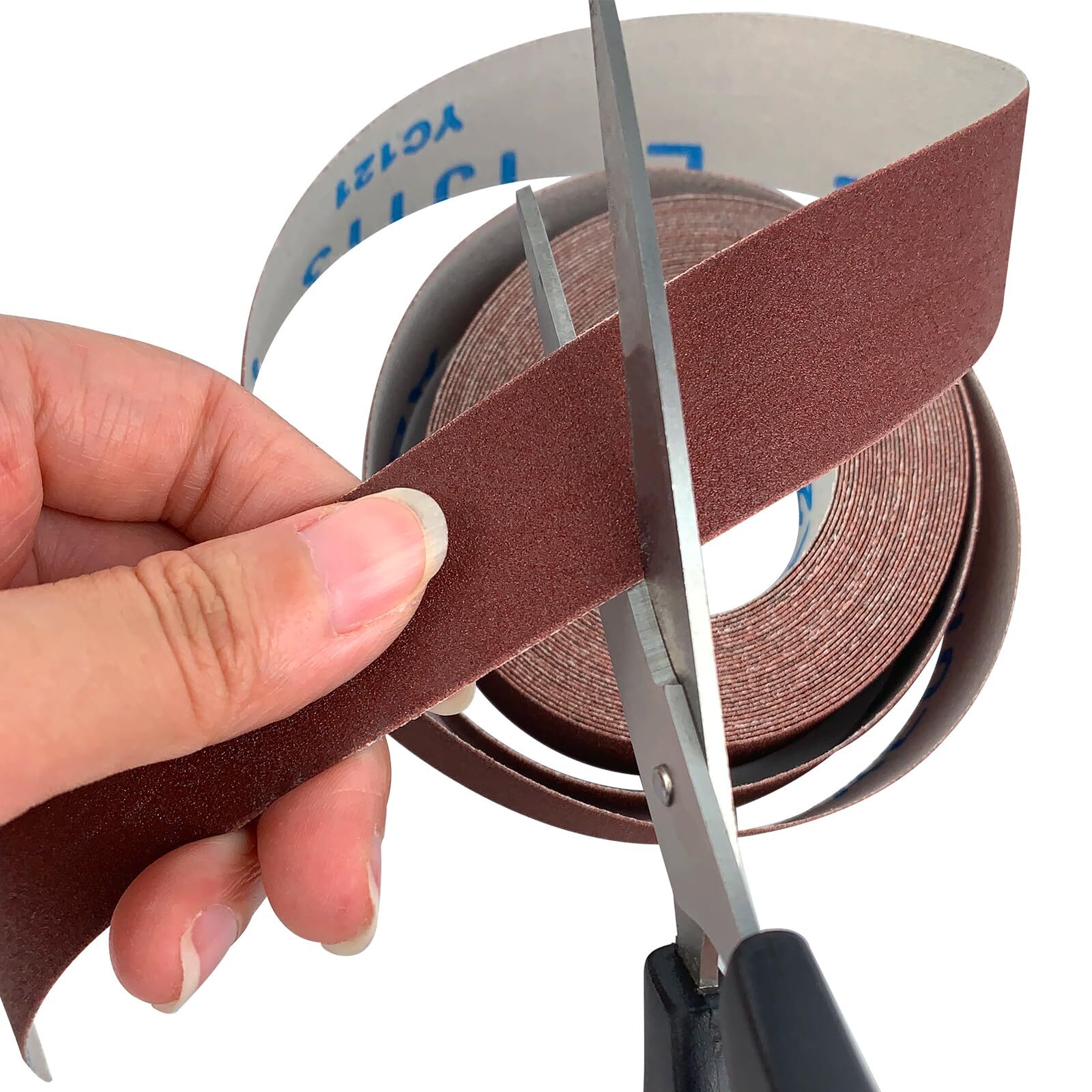 1 Inch x 19Ft Emery Cloth Sandpaper Roll for Wood Furniture Metal Automotive