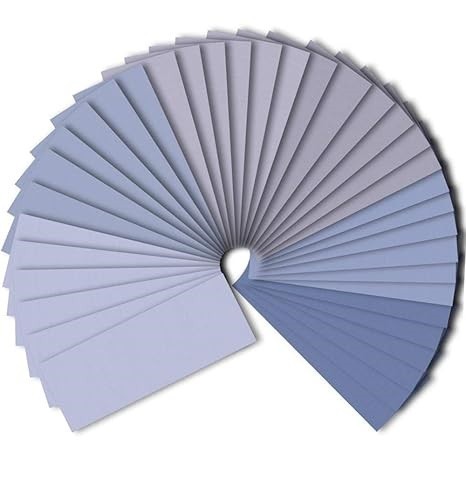 36 Pieces Sandpaper 1500 2000 2500 3000 5000 7000 High Grit Wet and Dry Sandpape
