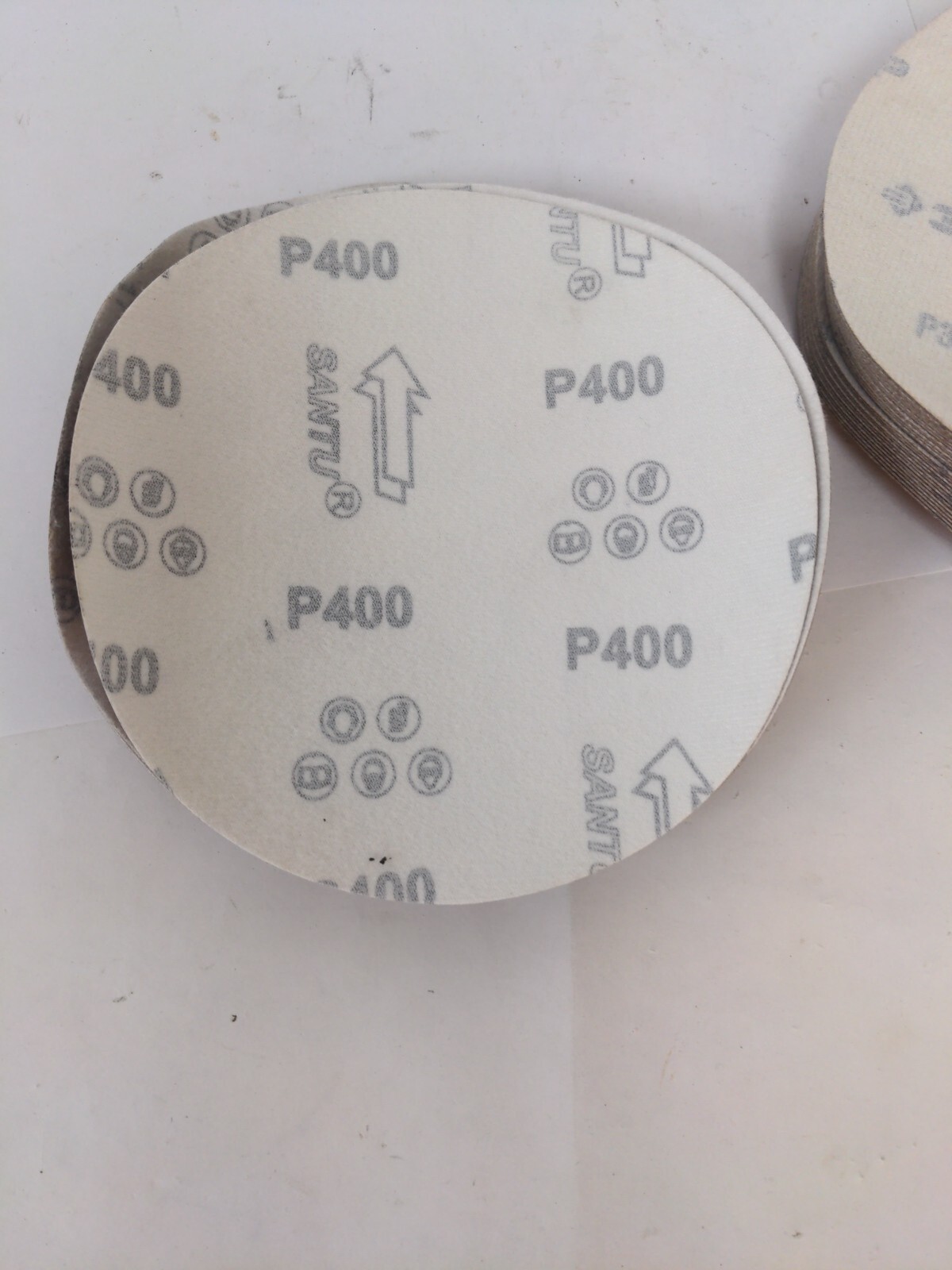 SANDPAPER DISCS 3Y5P, P320/P400 LOT OF 45
