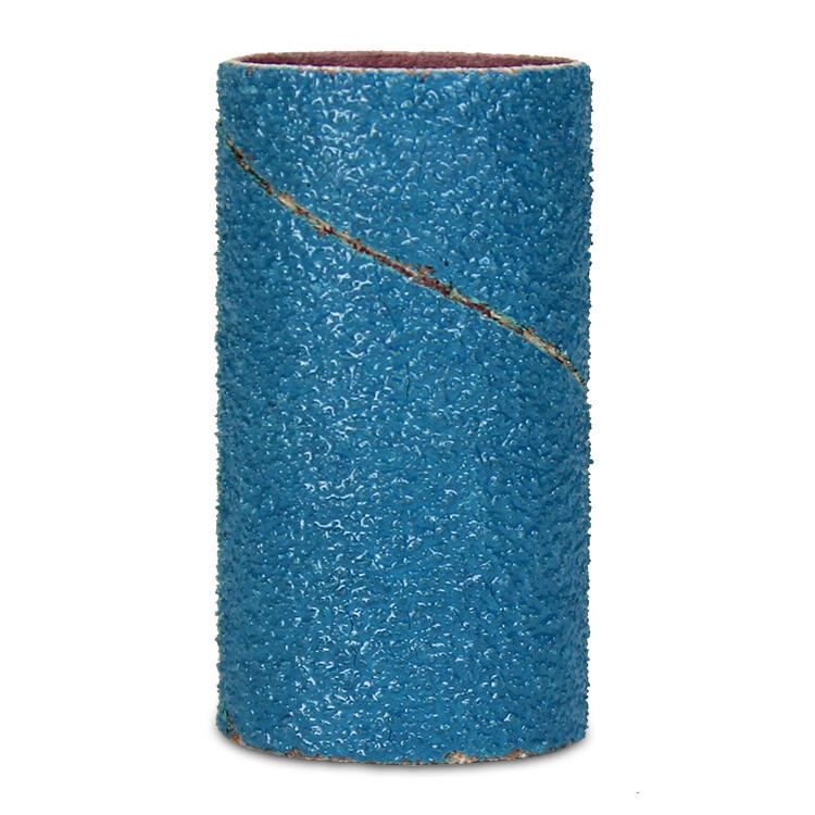 1″ x 1-1/2″ Zirconia Spiral Bands, No Lap Sanding Sleeves – 100 Pack