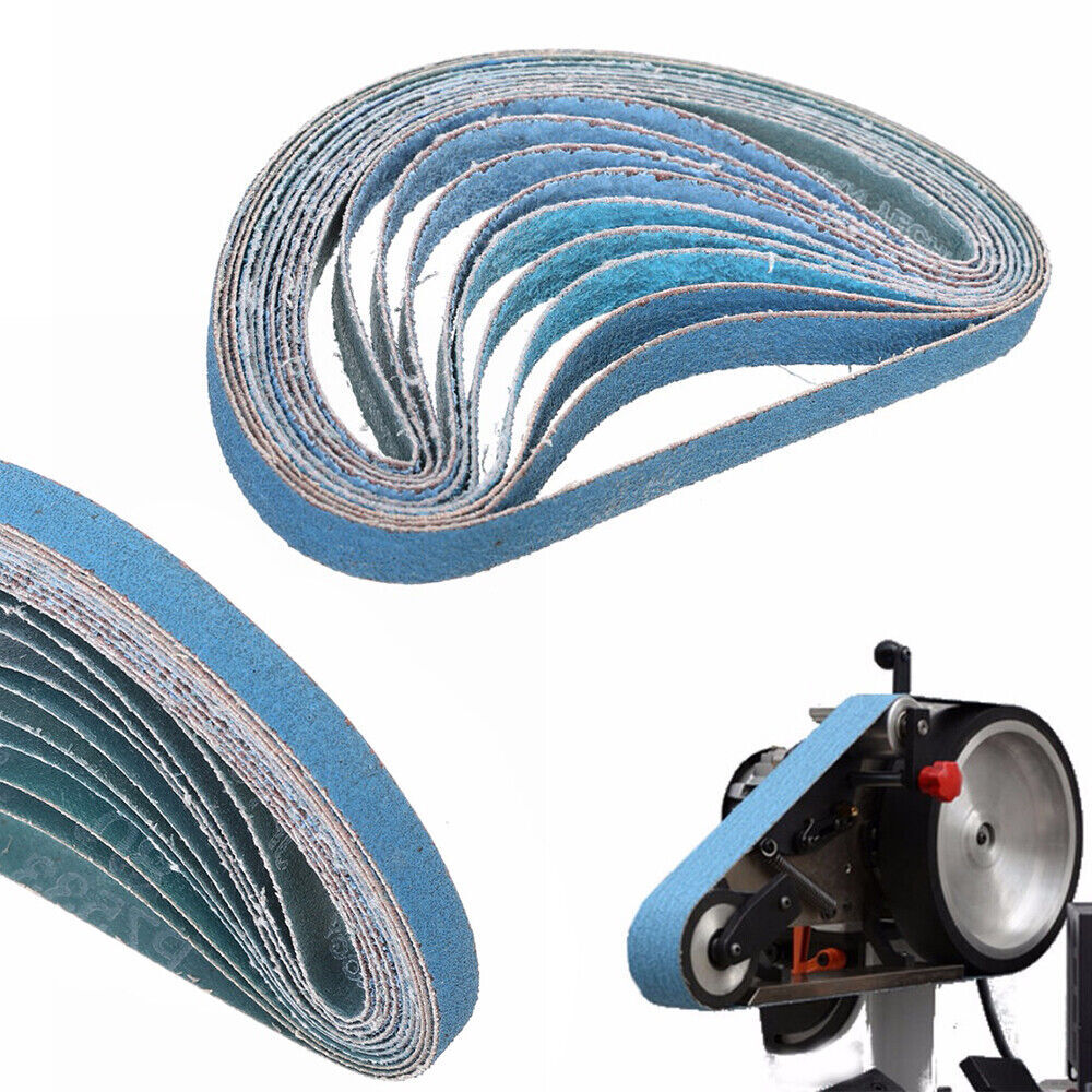 Abrasive File Sanding Belts- Silicon Carbide-40,60,80,120 Grit-10mm, 13mm & 20mm