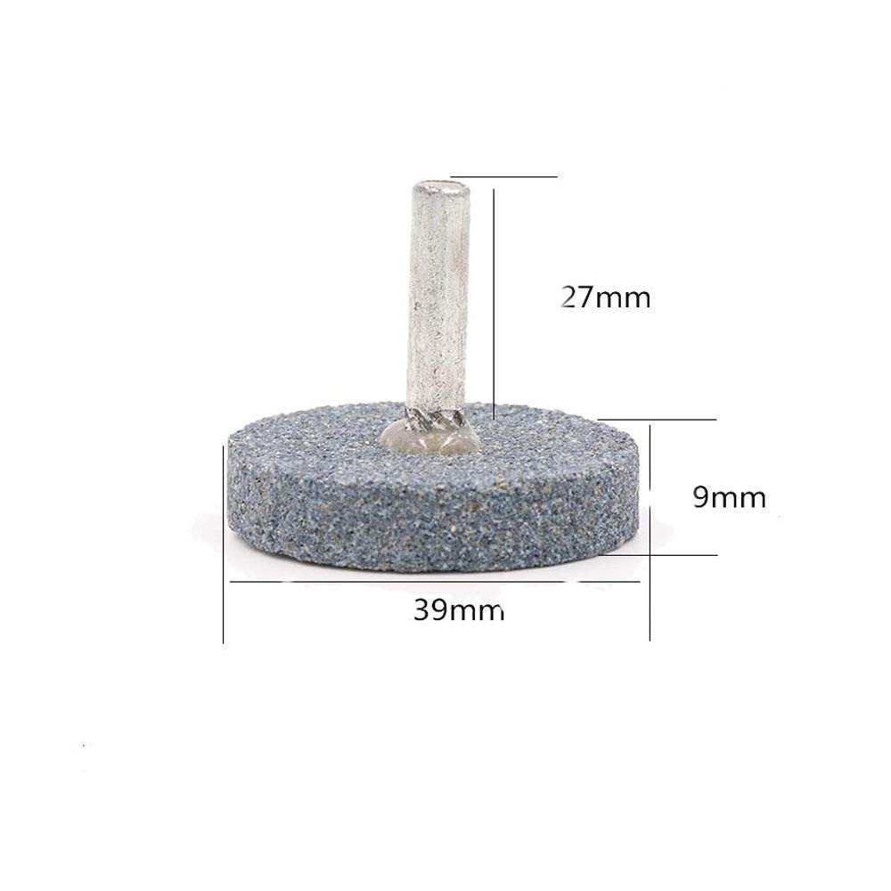 6 Pack 3 Shapes Abrasive Grinding Stone Mounted Grinding Bits 1/4 Inch Shank