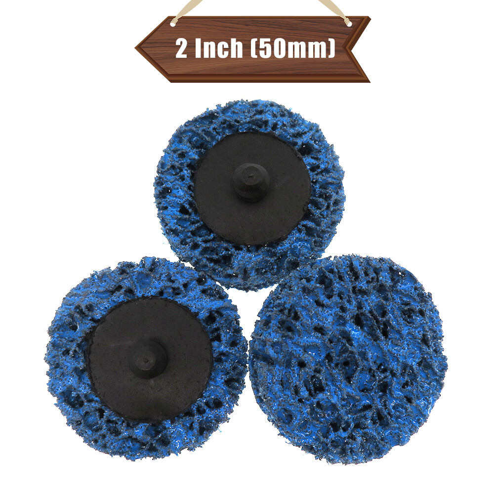 2 Inch 50mm Blue Diamond Sanding Discs Roll Lock Grinding Disc Polishing Wheel