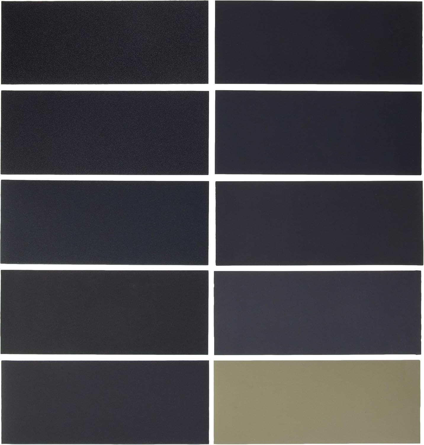 Professional Grade 50 Sheet 3-2/3″ x 9″ Wet and Dry Silicon Carbide Sandpaper