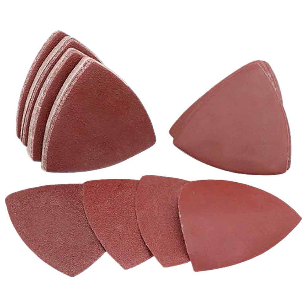 40-2000 Grit 80mm Triangular Sanding Paper Disc Pad For Oscillating Multi Tool