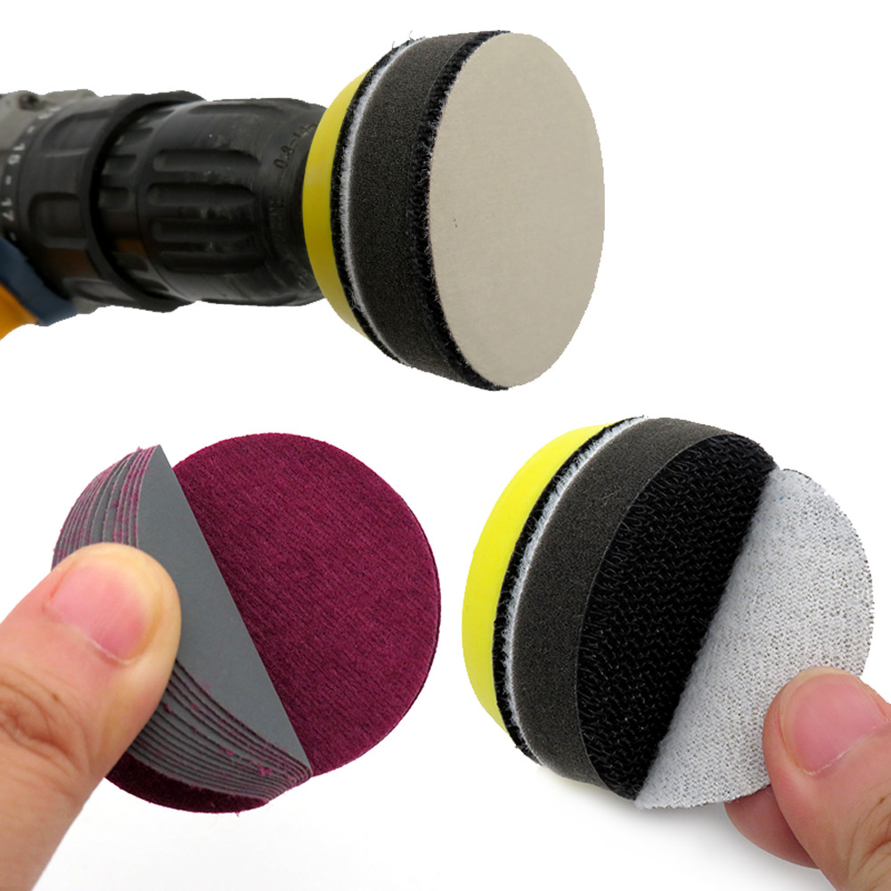 7″ 180mm Hook and Loop Sandpaper Sanding Disc Wet Dry Flocking Disc 60-10000Grit
