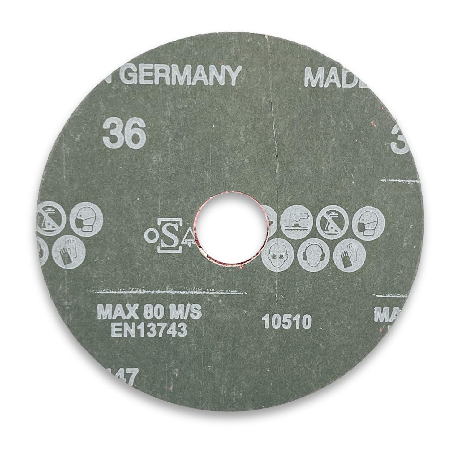 Self-Sharpening 5″ Ceramic Sanding Discs – 25 Count for Alloys & Metals