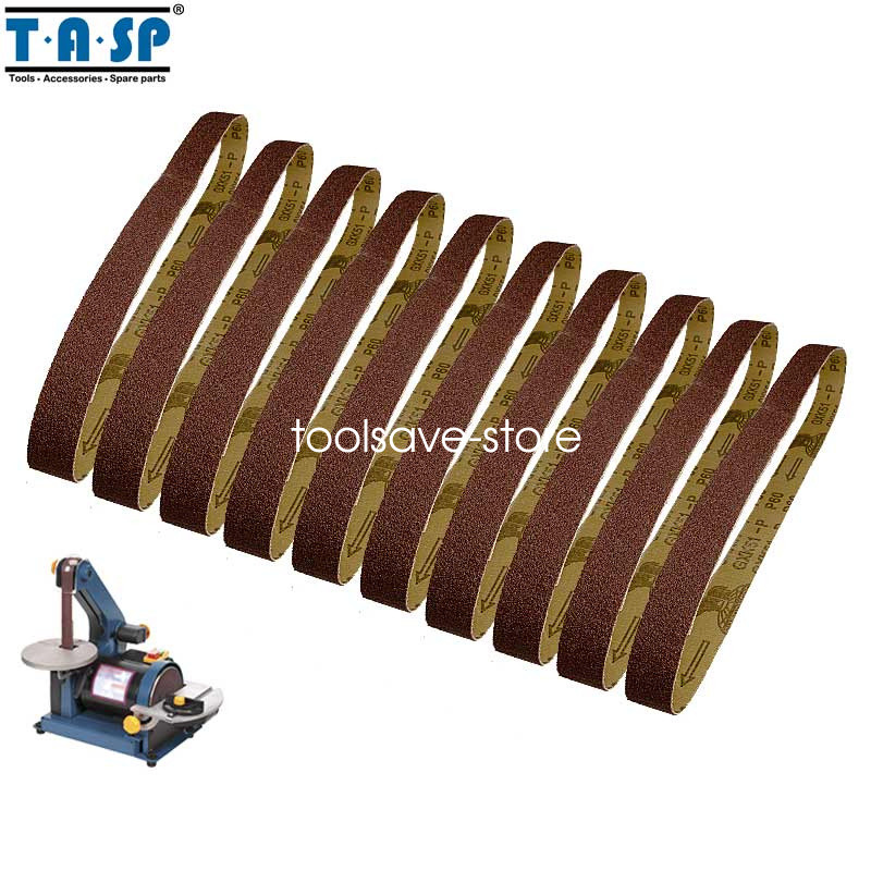 25x762mm 1-inch Belts Sander Abrasive with 60 80 120 240 Grit Sanding Belt 10PC