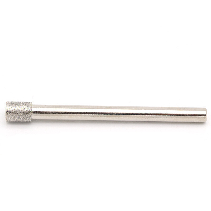6mm Shank Extended Cylindrical Diamond Grinding Head Electroplated Grinder