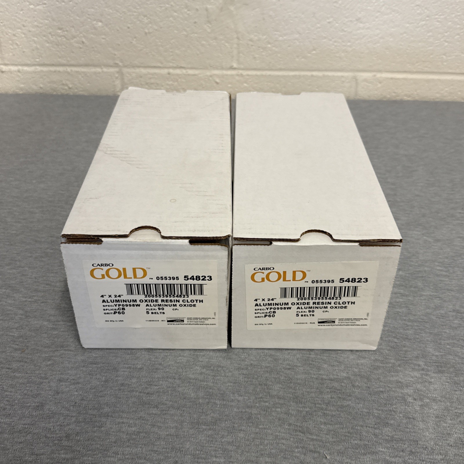 Carborundum Premium 4″x24″ 60 Grit Aluminum Oxide Sanding Belt (10 Pack)