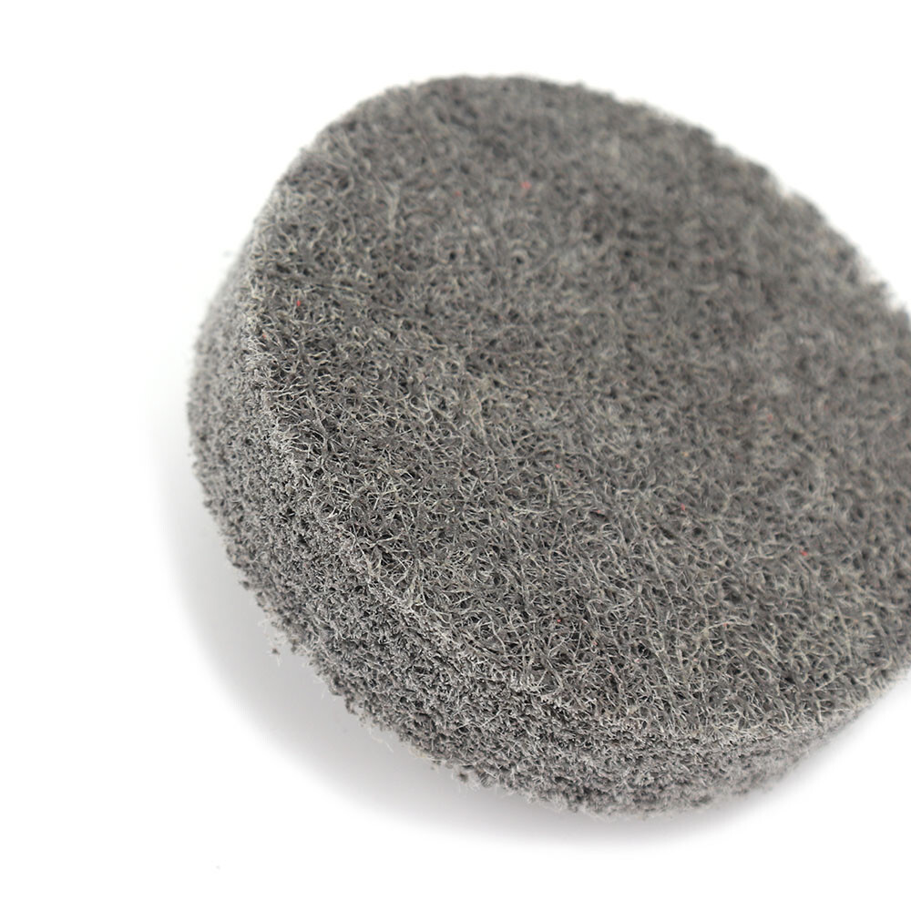 2″ 50mm R Lock Grey Fiber Polishing Wheel Discs Roll Buffing Pads 9P 1/4″ Shank