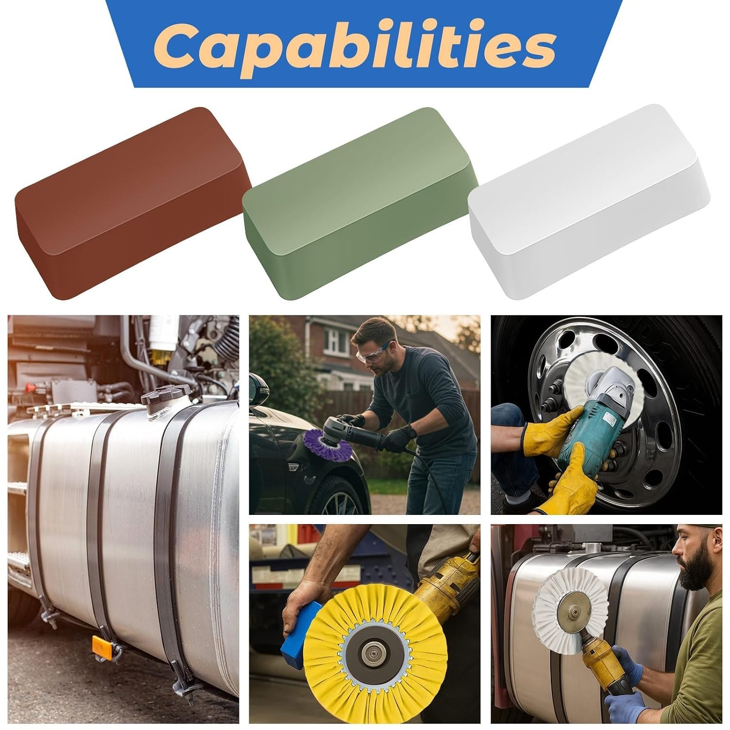 Airway Buffing Wheels in Stylish Color – 6 Pcs